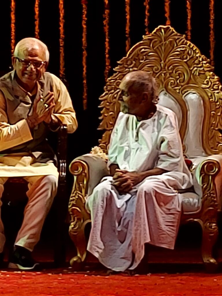 Sovandeb Chattopadhyaya felicitated Padma Sri Sivananda Swami