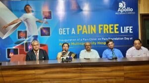 A 'Comprehensive Pain Clinic' initiative launched by Apollo Multispeciality Hospitals Kolkata on the occasion of Pain Foundation Day