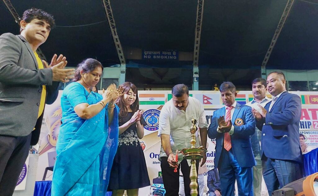 BOA President Swapan Banerjee Inaugurated 6th International Karate Championship