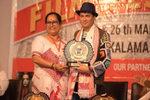 Singer Zubeen Garg were also felicitated during the ceremony.