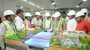 Shri Ashwini Vaishnaw, Minister of Railways, Communications and Electronics & Information Technology, inspected Howrah Maidan to Esplanade stretch of East-West Metro