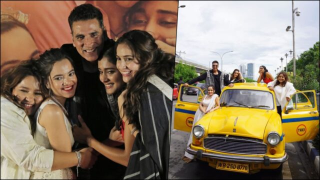 Akshay Kumar Starrer 'Raksha Bandhan' team visits city of joy Kolkata for movie promotion