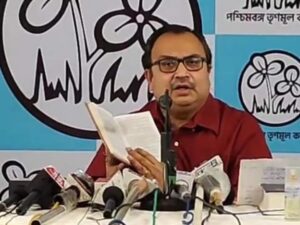 তৃণমূল ভবনে সাংবাদিক বৈঠকে কুণাল ঘোষ