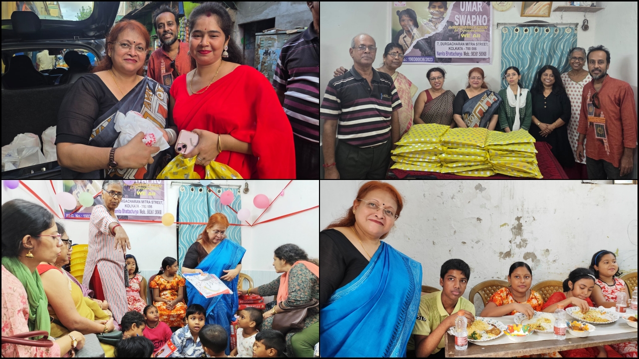 দুর্গাপুজোর প্রাক্কালে সোনাগাছিতে ‘ফেথ’-এর মানবিক উদ্যোগ